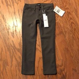 7 For All Mankind Grey Girls Skinny Leggings Sz 5